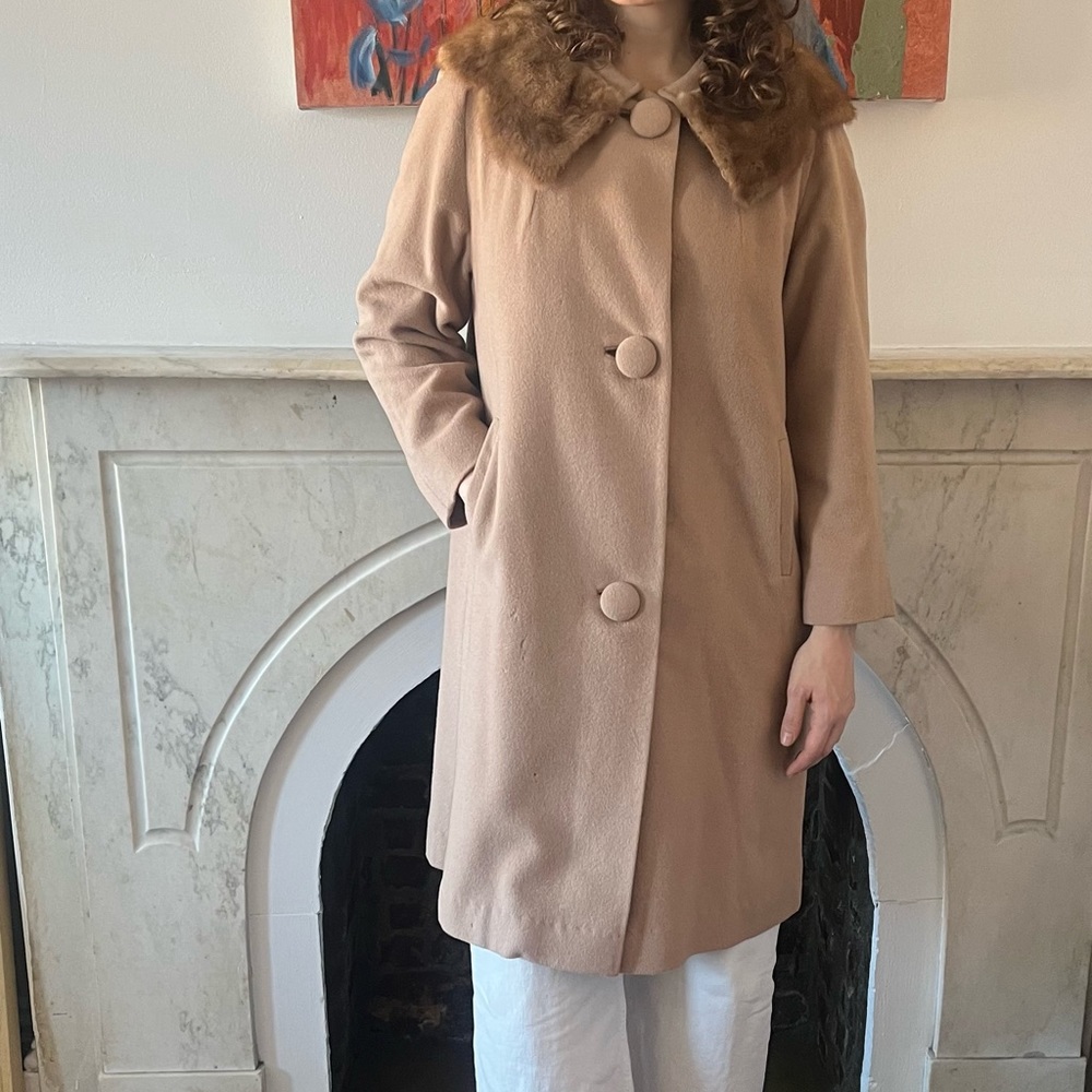 Vintage 1960’s Cashmere & Fur ILGWU Coat